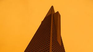 Preview wallpaper building, facade, bottom view, architecture, sky