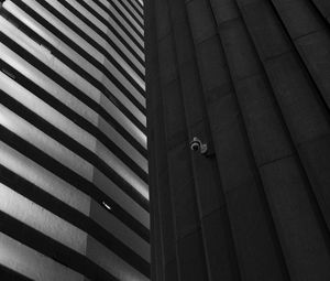 Preview wallpaper building, facade, bw, strip, camera