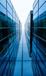 Preview wallpaper building, facade, city, glass