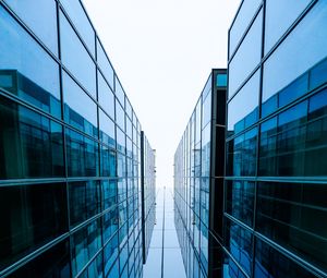 Preview wallpaper building, facade, city, glass