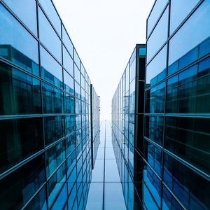 Preview wallpaper building, facade, city, glass
