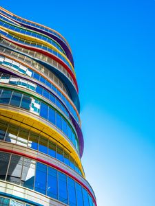 Preview wallpaper building, facade, colorful, architecture, modern