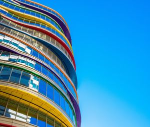 Preview wallpaper building, facade, colorful, architecture, modern