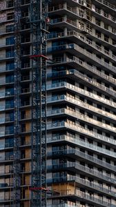 Preview wallpaper building, facade, construction, balconies