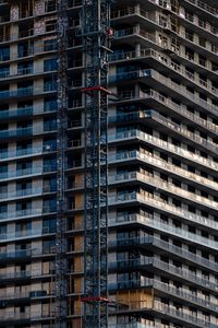 Preview wallpaper building, facade, construction, balconies