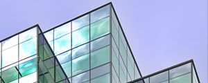 Preview wallpaper building, facade, edges, glass, transparent