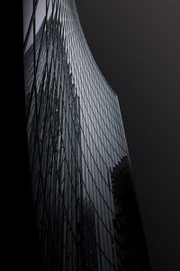 Preview wallpaper building, facade, glass, reflection, dark