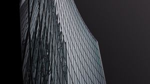 Preview wallpaper building, facade, glass, reflection, dark