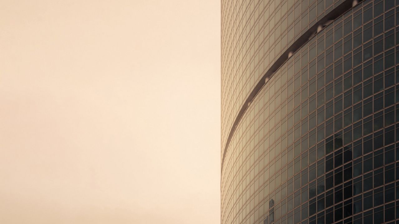 Wallpaper building, facade, glass, reflection, architecture