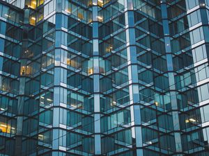 Preview wallpaper building, facade, glass, architecture, modern