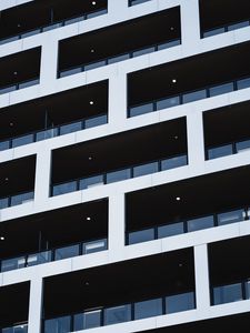 Preview wallpaper building, facade, glass, windows