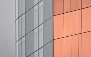 Preview wallpaper building, facade, glass, windows, architecture