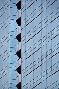 Preview wallpaper building, facade, glass, balconies