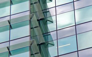 Preview wallpaper building, facade, glass, windows, modern, architecture