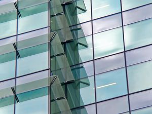 Preview wallpaper building, facade, glass, windows, modern, architecture