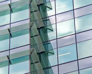 Preview wallpaper building, facade, glass, windows, modern, architecture