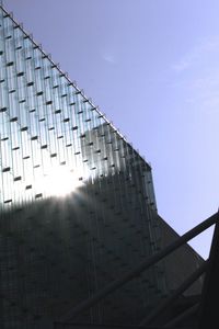 Preview wallpaper building, facade, light, sun, architecture