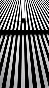 Preview wallpaper building, facade, lines, bw