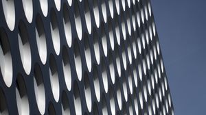 Preview wallpaper building, facade, lines, sky