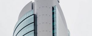 Preview wallpaper building, facade, lines, glass, architecture