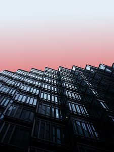 Preview wallpaper building, facade, minimalism, architecture, gray
