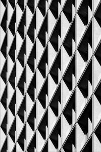 Preview wallpaper building, facade, minimalism, architecture, black and white