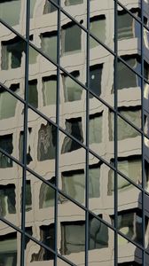 Preview wallpaper building, facade, mirror, reflection