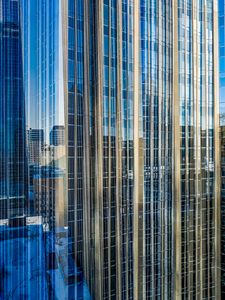 Preview wallpaper building, facade, mirror, reflection, architecture