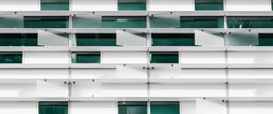 Preview wallpaper building, facade, panels, architecture, minimalism