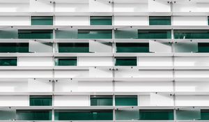 Preview wallpaper building, facade, panels, architecture, minimalism