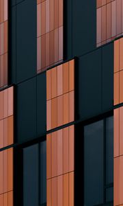 Preview wallpaper building, facade, panels, minimalism, architecture