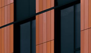Preview wallpaper building, facade, panels, minimalism, architecture