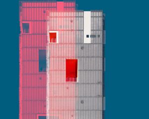 Preview wallpaper building, facade, photoshop, art