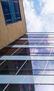 Preview wallpaper building, facade, reflection, sky, glass