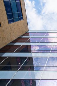 Preview wallpaper building, facade, reflection, sky, glass
