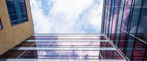 Preview wallpaper building, facade, reflection, sky, glass