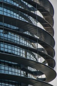 Preview wallpaper building, facade, rings, architecture