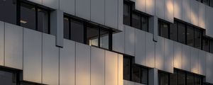 Preview wallpaper building, facade, shadows, architecture