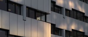 Preview wallpaper building, facade, shadows, architecture