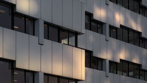 Preview wallpaper building, facade, shadows, architecture