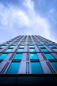 Preview wallpaper building, facade, sky, minimalism, architecture