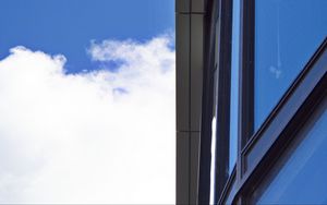 Preview wallpaper building, facade, sky, glass