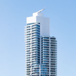 Preview wallpaper building, facade, white, sky