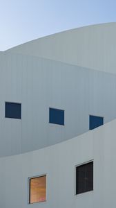 Preview wallpaper building, facade, windows, architecture, white