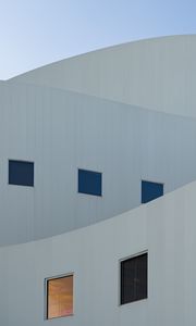 Preview wallpaper building, facade, windows, architecture, white
