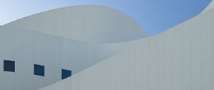 Preview wallpaper building, facade, windows, architecture, white