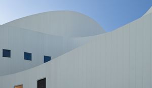 Preview wallpaper building, facade, windows, architecture, white