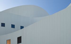 Preview wallpaper building, facade, windows, architecture, white