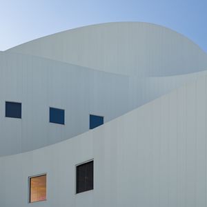 Preview wallpaper building, facade, windows, architecture, white