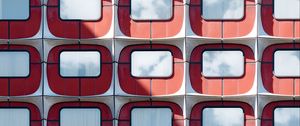 Preview wallpaper building, facade, windows, architecture, symmetry